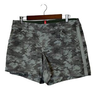 Spanx Womens Camo Print High-Rise Shorts XL